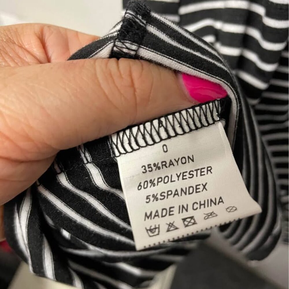 Women’s Tickled Teal XL striped cardigan - Picture 5 of 5
